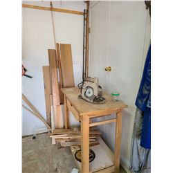 Makita, B&D, Cart, Wood Pieces, and more A