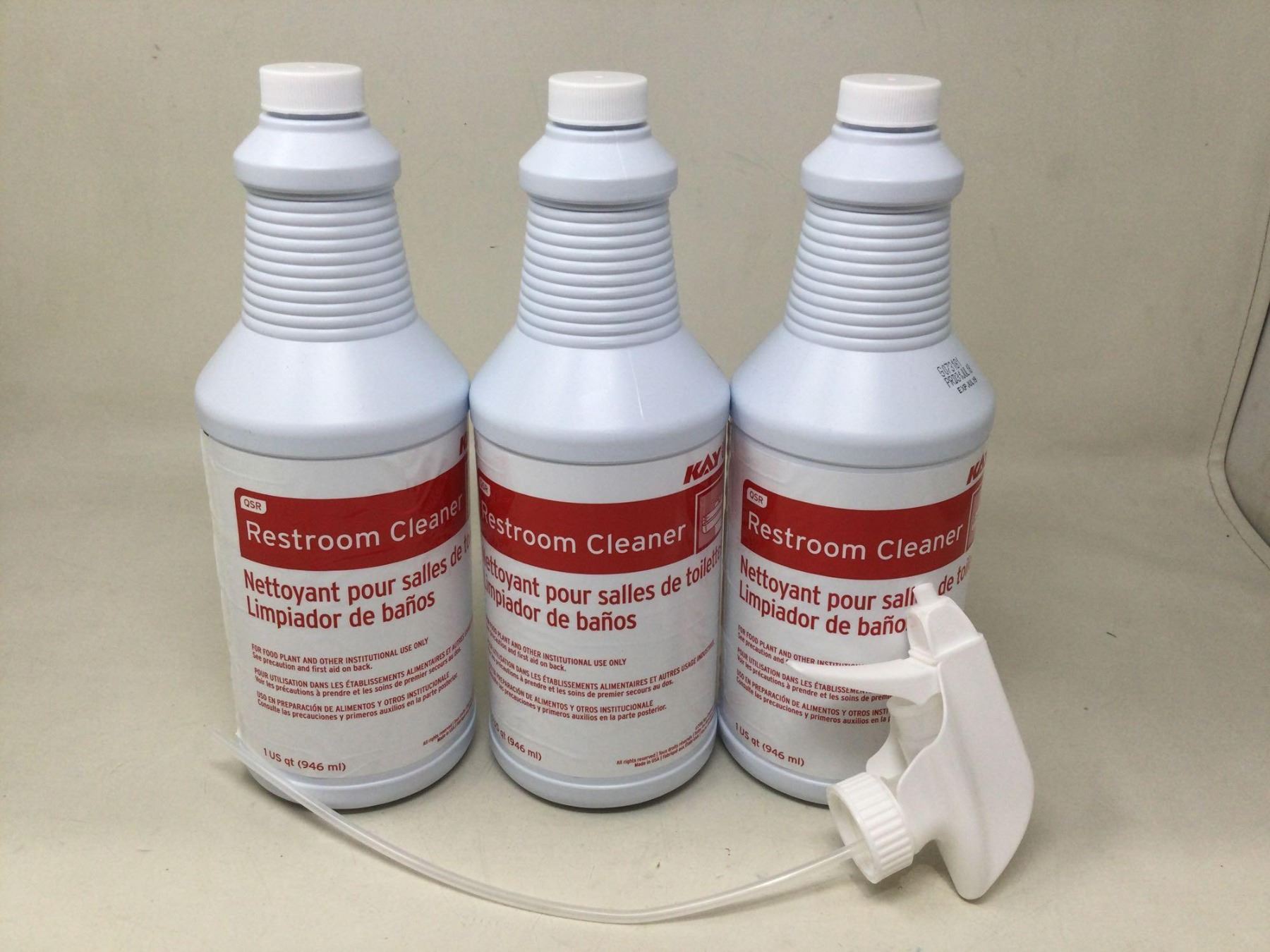 Kay. Click Wash Kay Restroom Cleaner (3 x 946ml)
