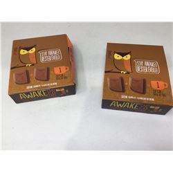 Awake Caffeine Chocolate Squares (2 x 12)