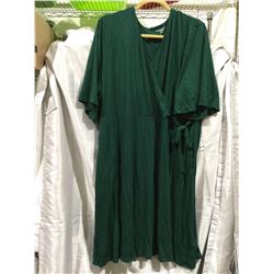Emerald Green Wrap Dress (xxl)
