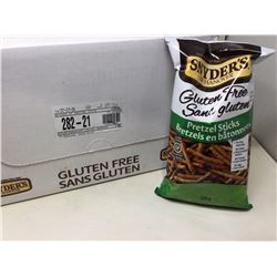 Case of Snyders Gluten Free Pretzel sticks (12 x 220g)