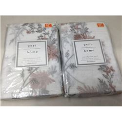 Set of 2 Peri Home One Rod Pocket Panel (50in x 63in)