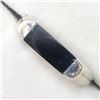 Image 3 : Silver Onyx Ring (~Size 6.5)(Ring is resizable for $40), Suggested Retail Value $120
