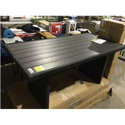 Outdoor Black Powder Finish Table