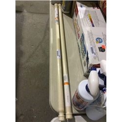 Kenney Twist & Fit 36"-63" Tension Shower Curtain Rod Lot of 2