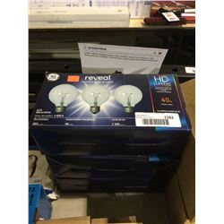 GE Reveal 40W Bulbs 3-Pack Lot of 3