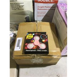 Case of 24 LED Hand Spinners