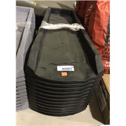 Splash Block Lot of 12 - Black