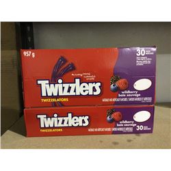Twizzlers Wildberry Twizzelators Licorice Candy (957g) Lot of 2
