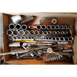 Large Lot of Sockets, Ratchets, etc..
