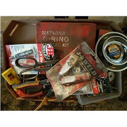 Assorted Tin Snips, O Rings, misc. etc..