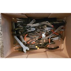 Box of Side Cutters ,Pliers Etc.