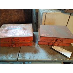 4 Metal Trays & Contents