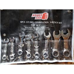 8 Piece Stubby Combination Wrench Set (7/16 - 1")