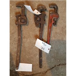 3 Pipe Wrenches