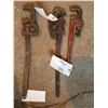 Image 1 : 3 Pipe Wrenches