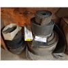 Image 1 : Large Lot of Belting 4"-6" and Lacing
