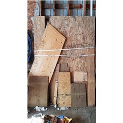Lot Assorted Plywood & Lumber