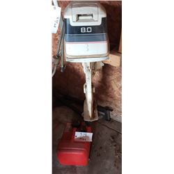 8HP Johnson Boat Motor & Tank
