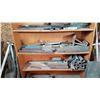 Image 5 : Lot of Scrap Iron C/W Wood Shelf