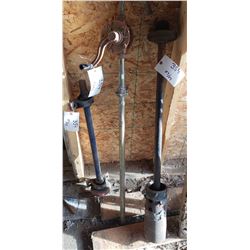 Mandrel With Pulley & Pump & PTO Shaft