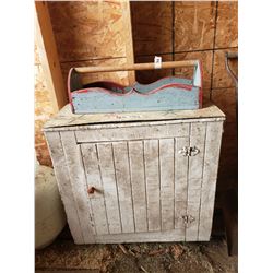 Tool Tray & Wooden Cabinet
