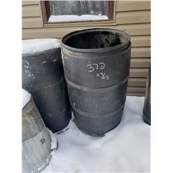 2 Plastic 45 Gal Barrels (Open Top)