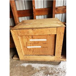 Wooden Crate & Contents