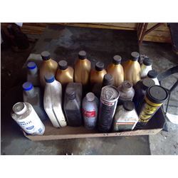 Lot Various Oil & Fluid