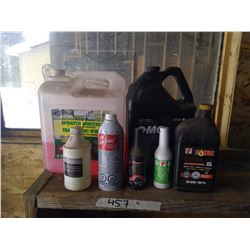 Lot Various Oil & Fluid