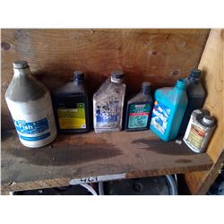 Lot Various Oil & Fluid