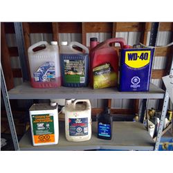Lot Various Oil & Fluid