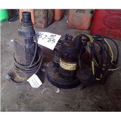 Lot 2 Sump Pumps