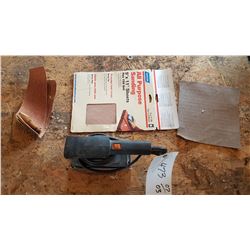 Black & Decker Orbital Sander & Paper