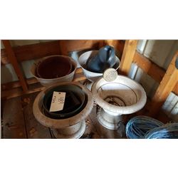 Lot Flower Pots & Watering Can