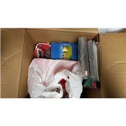 Lot Christmas Decorations / Tablecloth