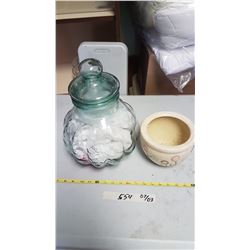 Flower Pot & Cookie Jar