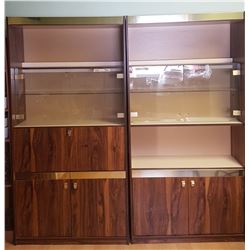 2 China Cabinets ( Back Light)