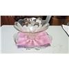 Image 1 : Glass Pedestal Bowl & Tray