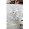 Image 2 : Glass Pedestal Bowl & Tray
