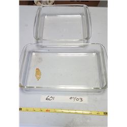 2 Pyrex Casserole Dishes