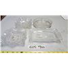 Image 2 : Lot Vintage Ash Trays & Glass