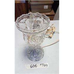 Depression Glass Lamp