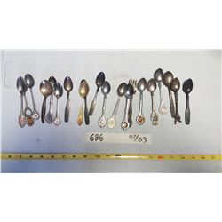 Lot Collectable Spoons