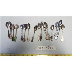 Lot Collectable Spoons