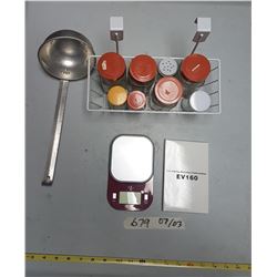 Lot Kitchen Scale & Misc.