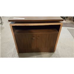 Tv Stand With Rotating Top 24" X 18" X 21"
