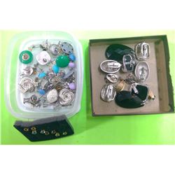 Lot of Assorted Earrings - Clip on & Pierced