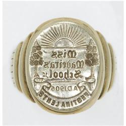 MISS MADEIRA SCHOOL CLASS RING CIRCA 1927