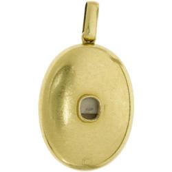 18K GOLD LOCKET PENDANT CIRCA 1900